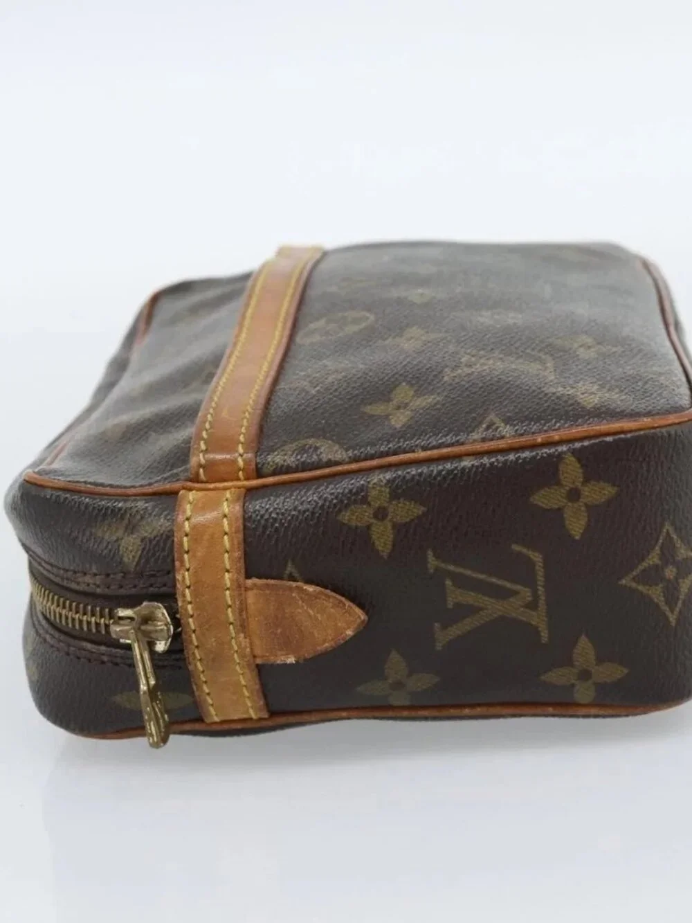 LOUIS VUITTON Monogram Compiegne 23 Clutch Bag M51847 LV Auth hk3914